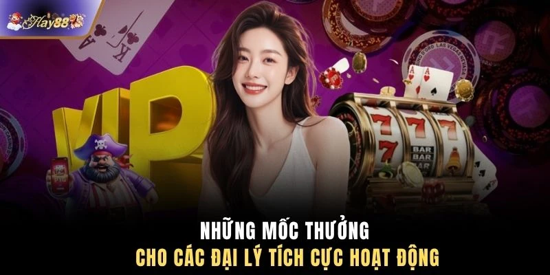 Những mốc thưởng cho các đại lý tích cực hoạt động